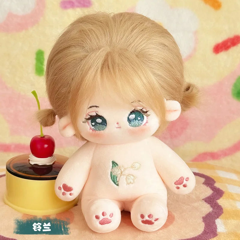 1PC 20cm Idol Doll Plush Sakura Monster Cotton Star Dolls Kawaii Stuffed Baby Plushies Dolls Toys Fans Collection Kids Girl Gift