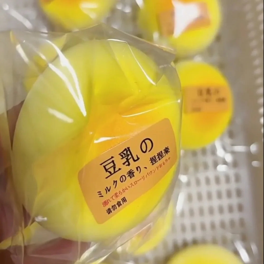 Kawaii Bean Bread Slow Rise Squishy Toy