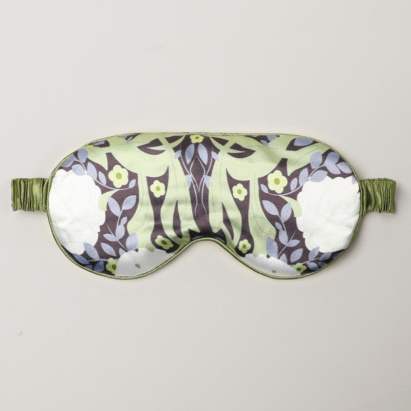 Sakura Satin Sleep Eye Mask – Floral Light-Blocking Sleep Mask