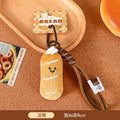 Kawaii Bread Plush Backpack Charm & Keychain