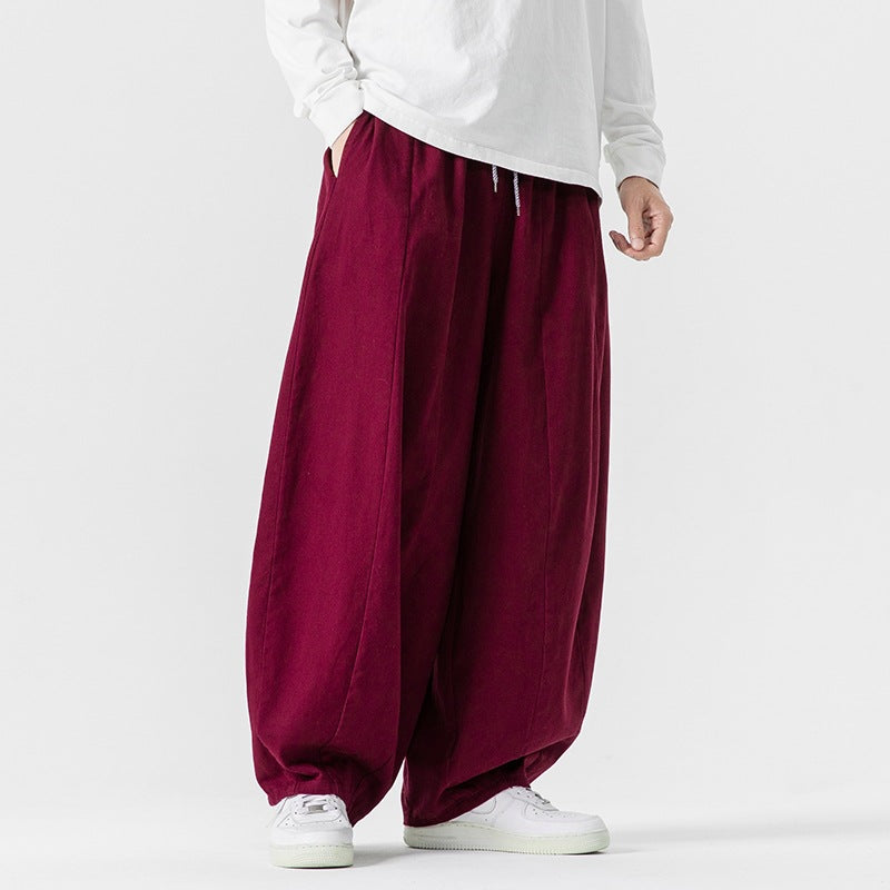 Japanese Relaxed Fit Casual Pants