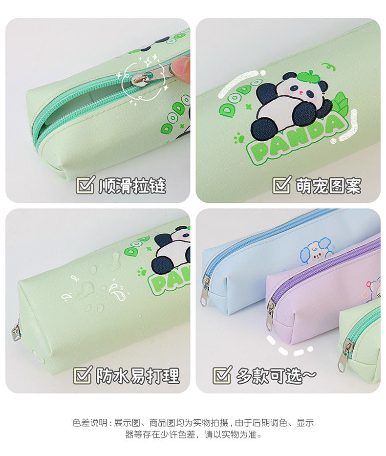 Kawaii Cartoon Animal Pencil Case – Large Capacity Stationery Pouch
