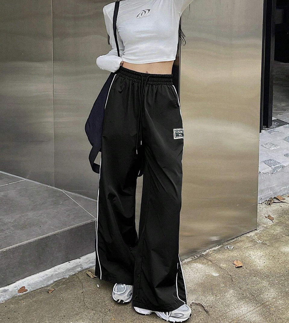 2025 New Summer Casual Pants Fashion Artistic Popular Lazy Simple New Ins Japanese Trousers All-match Trend