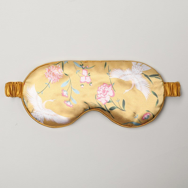 Sakura Satin Sleep Eye Mask – Floral Light-Blocking Sleep Mask