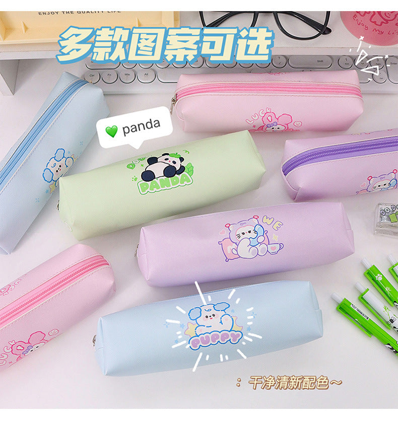 Kawaii Cartoon Animal Pencil Case – Large Capacity Stationery Pouch