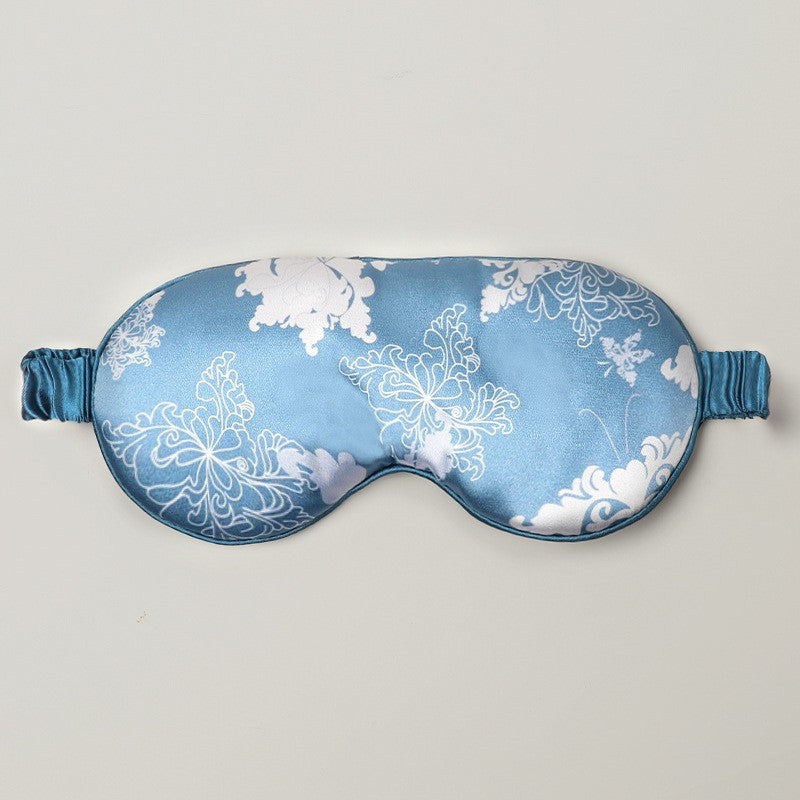 Sakura Satin Sleep Eye Mask – Floral Light-Blocking Sleep Mask