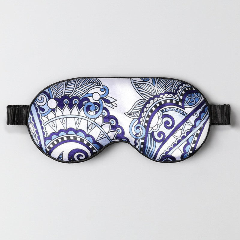 Sakura Satin Sleep Eye Mask – Floral Light-Blocking Sleep Mask