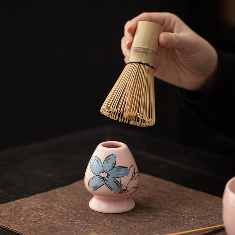 Sakura Blossom Ceramic Matcha Tea Ceremony Set