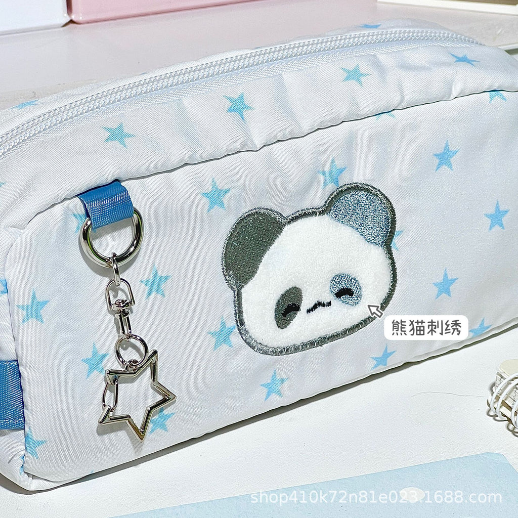 Kawaii Panda Star Large Capacity Pencil Case