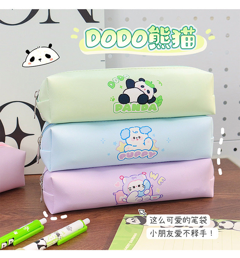 Kawaii Cartoon Animal Pencil Case – Large Capacity Stationery Pouch