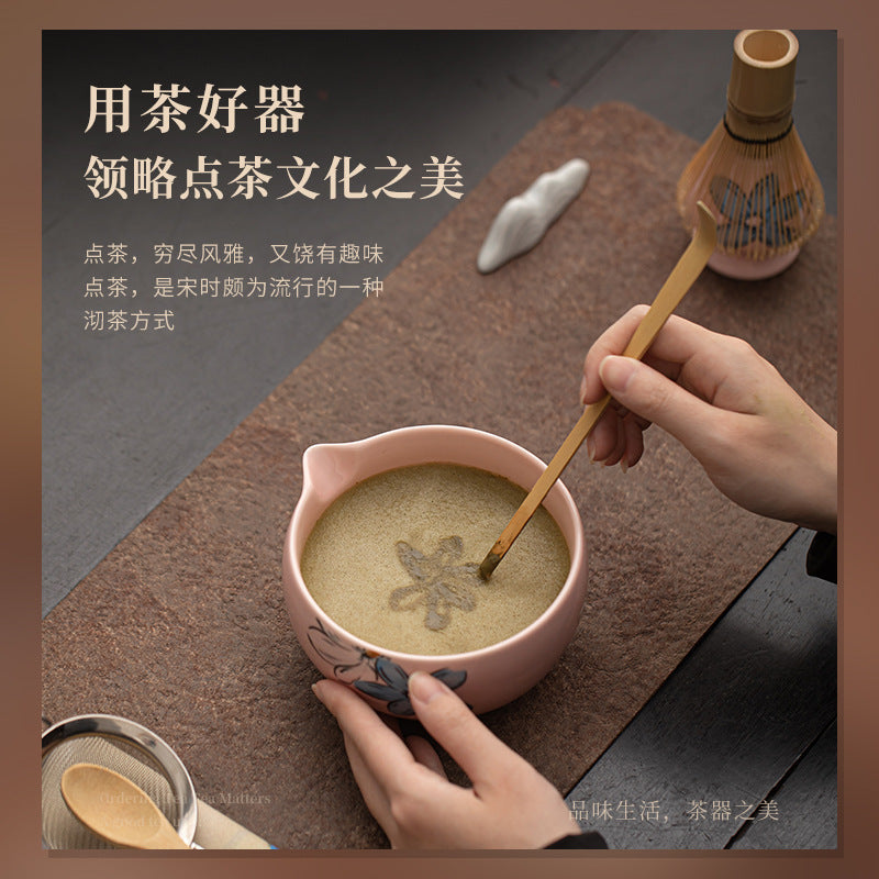 Sakura Blossom Ceramic Matcha Tea Ceremony Set