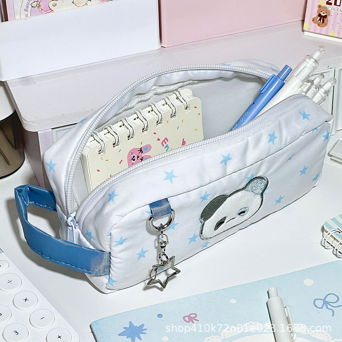 Kawaii Panda Star Large Capacity Pencil Case