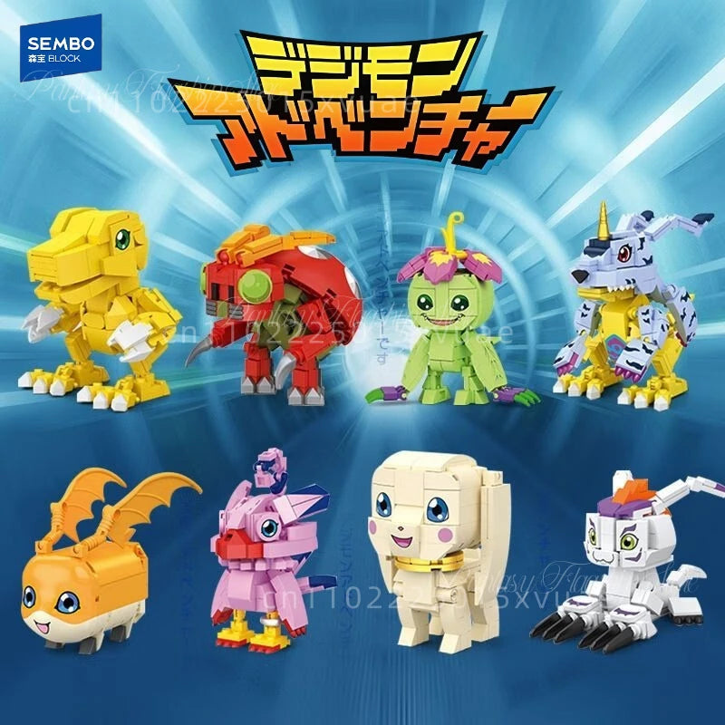 SEMBO Digimon Mini Building Block Figures
