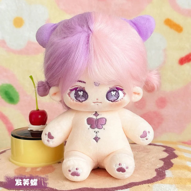 1PC 20cm Idol Doll Plush Sakura Monster Cotton Star Dolls Kawaii Stuffed Baby Plushies Dolls Toys Fans Collection Kids Girl Gift