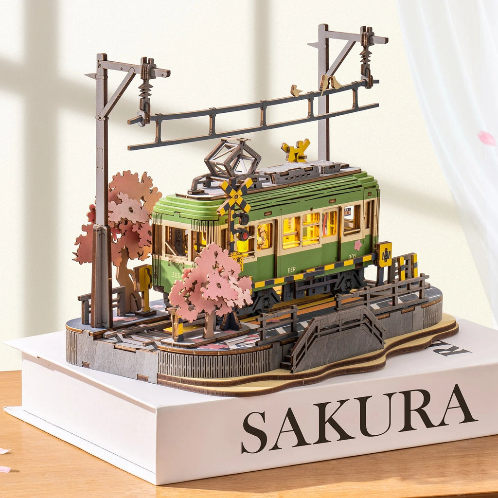 Sakura Journey Tram Model Kit