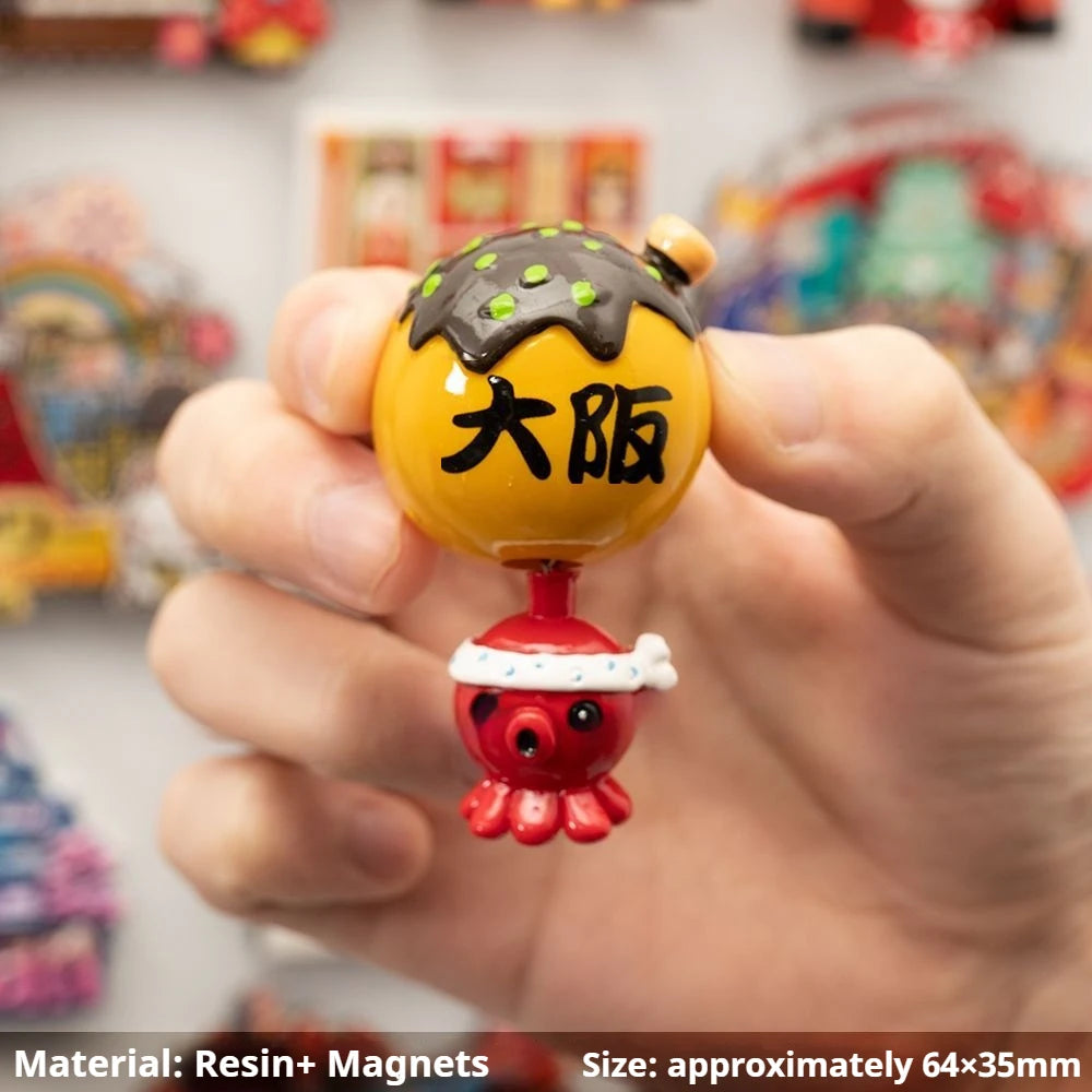 Japan Landmark Souvenir Refrigerator Magnets