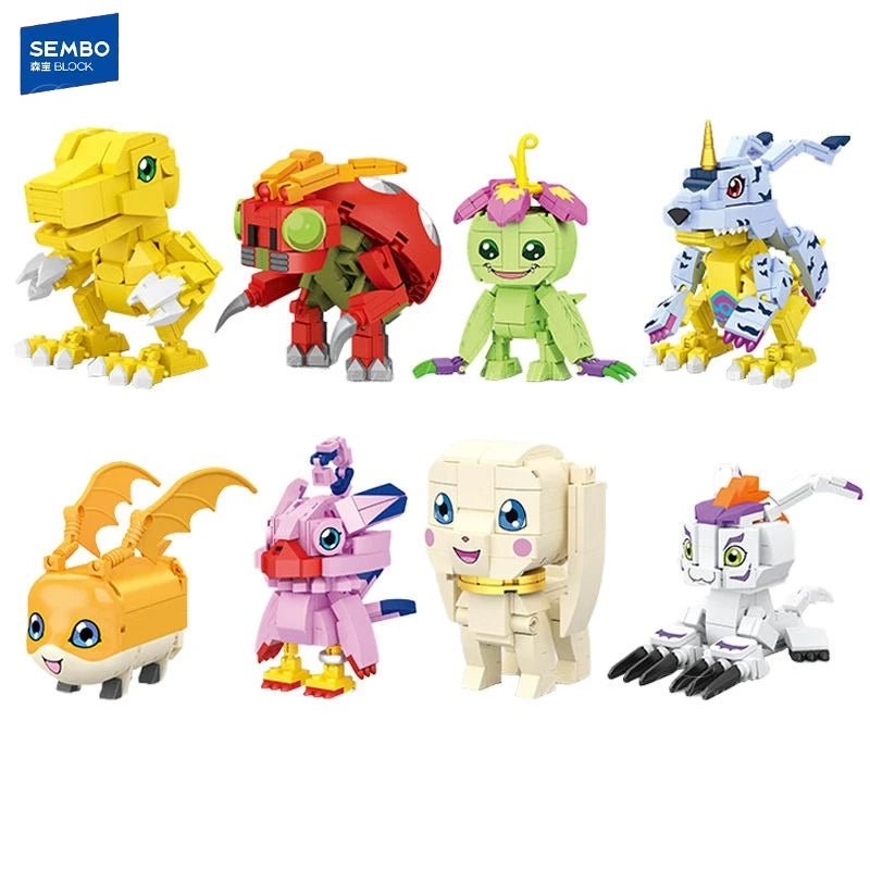 SEMBO Digimon Mini Building Block Figures