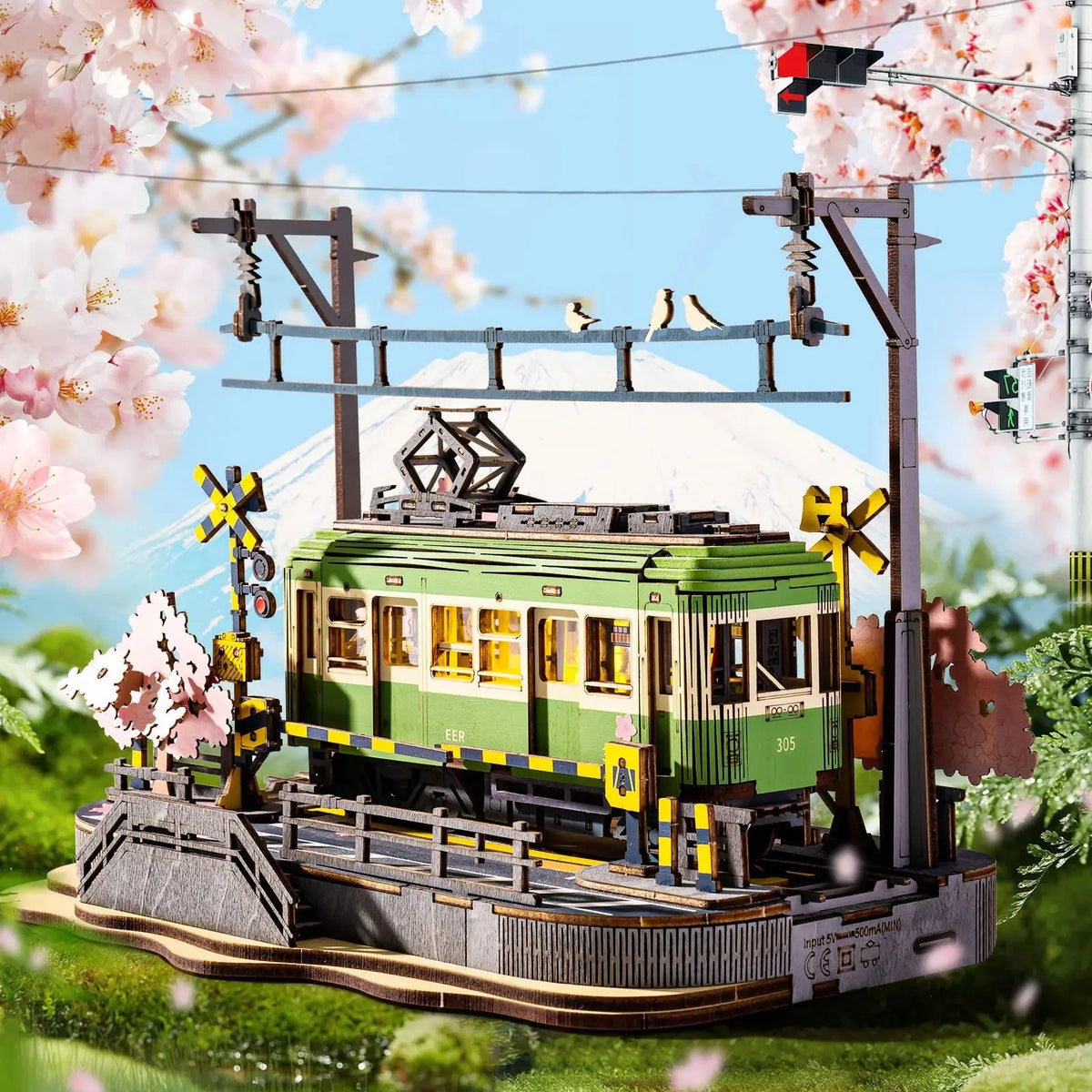 Sakura Journey Tram Model Kit
