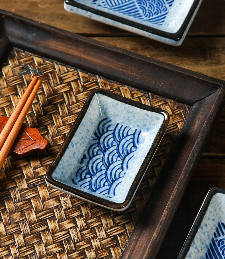 Pattern Ceramic Sauce Dish