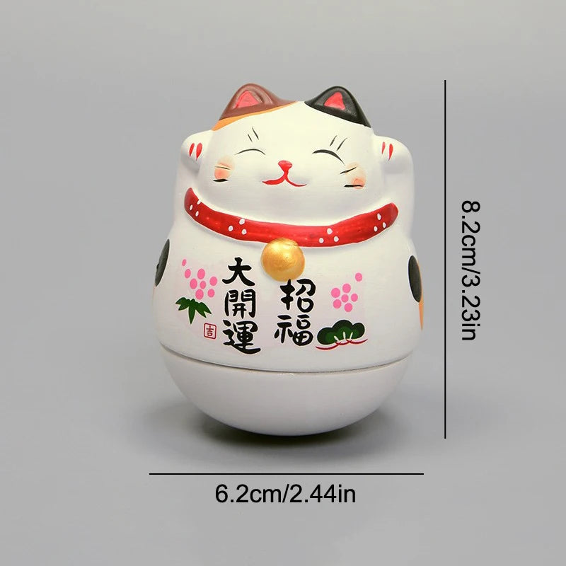 Ceramic Lucky Cat Ornament - Maneki Neko