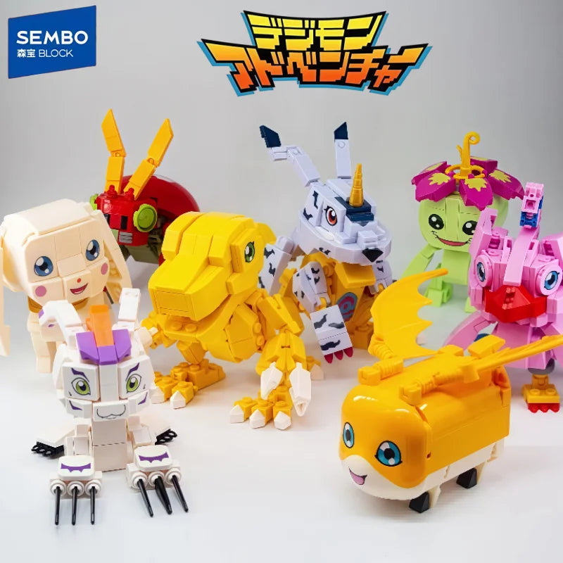 SEMBO Digimon Mini Building Block Figures