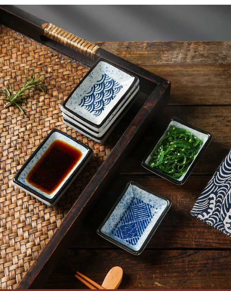 Pattern Ceramic Sauce Dish