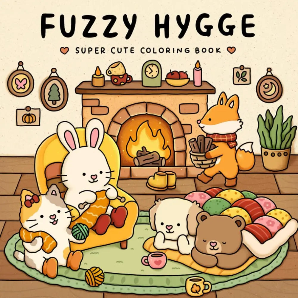Cozy Japan Cute Coloring Book