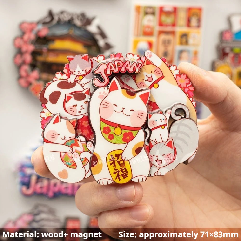 Japan Landmark Souvenir Refrigerator Magnets
