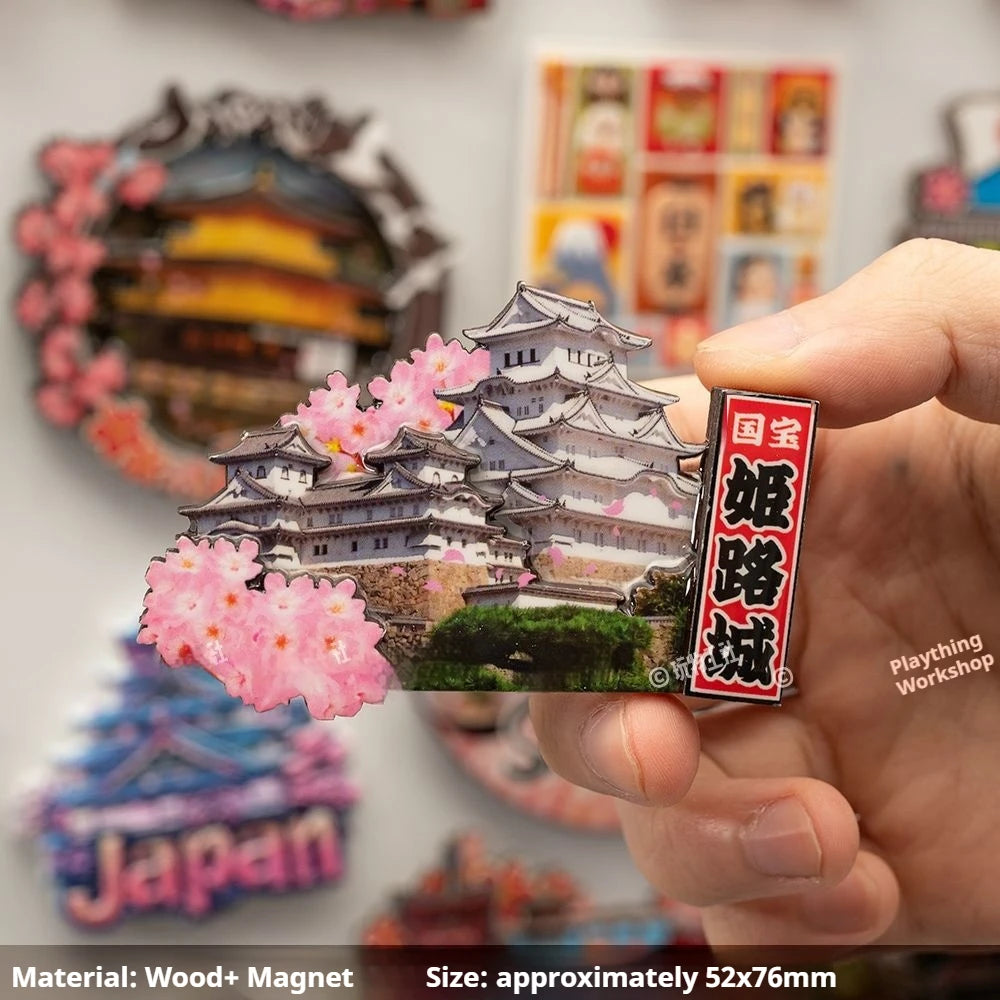 Japan Landmark Souvenir Refrigerator Magnets