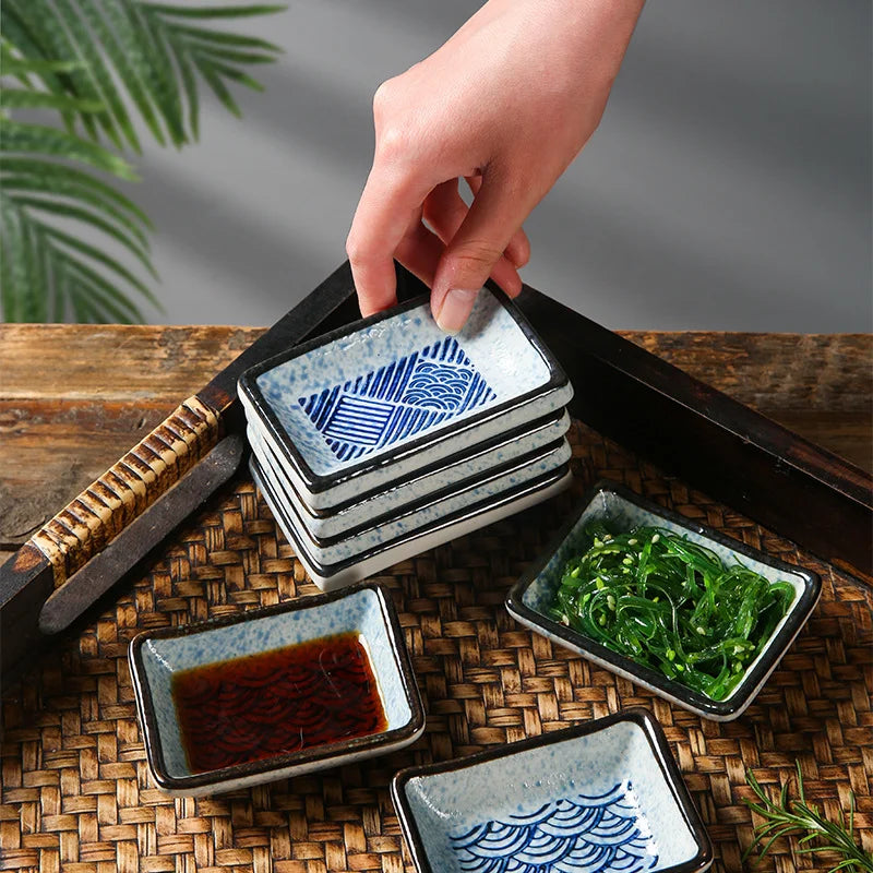 Pattern Ceramic Sauce Dish