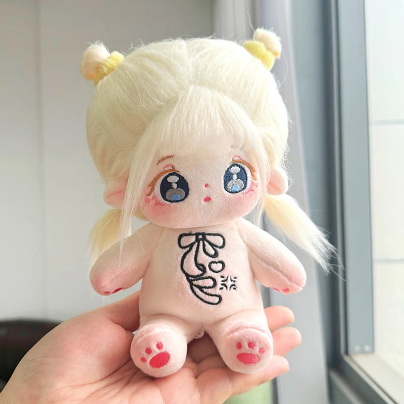 1PC 20cm Idol Doll Plush Sakura Monster Cotton Star Dolls Kawaii Stuffed Baby Plushies Dolls Toys Fans Collection Kids Girl Gift