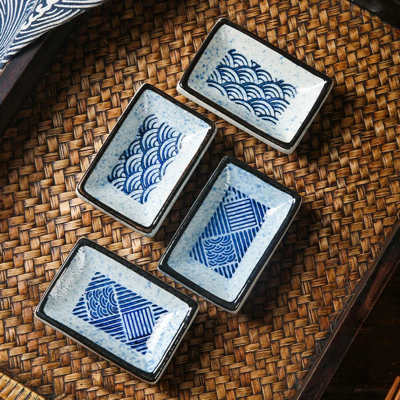 Pattern Ceramic Sauce Dish