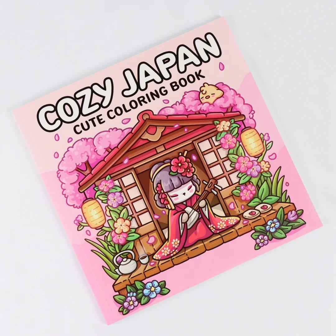 Cozy Japan Cute Coloring Book