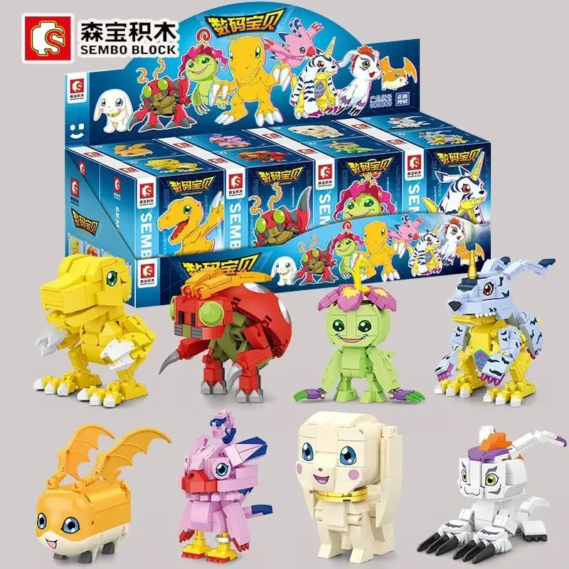 SEMBO Digimon Mini Building Block Figures