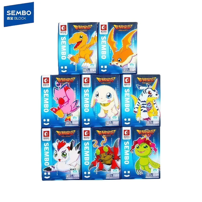 SEMBO Digimon Mini Building Block Figures