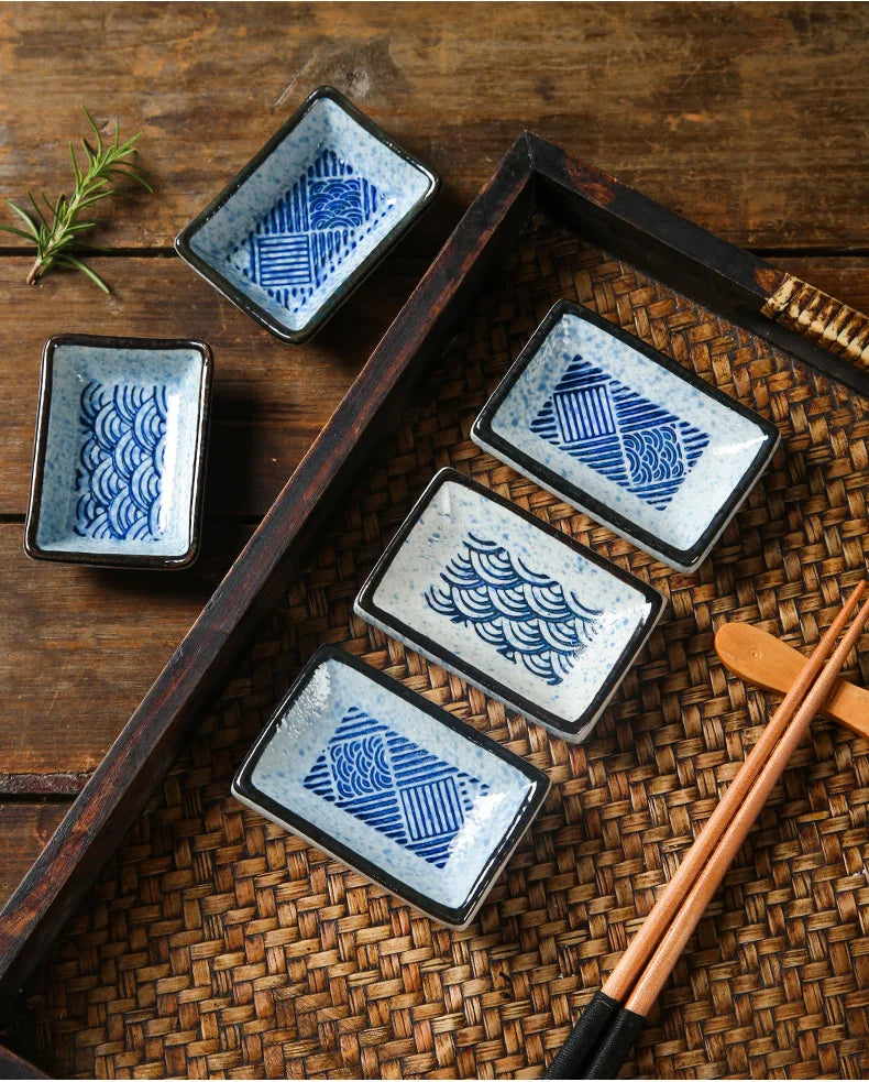 Pattern Ceramic Sauce Dish