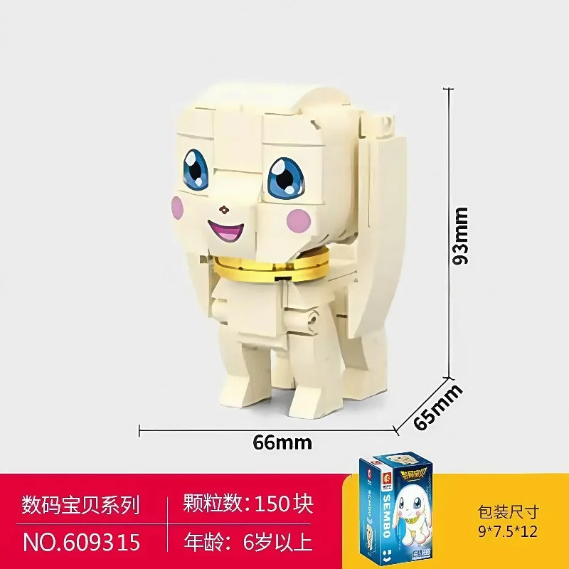 SEMBO Digimon Mini Building Block Figures