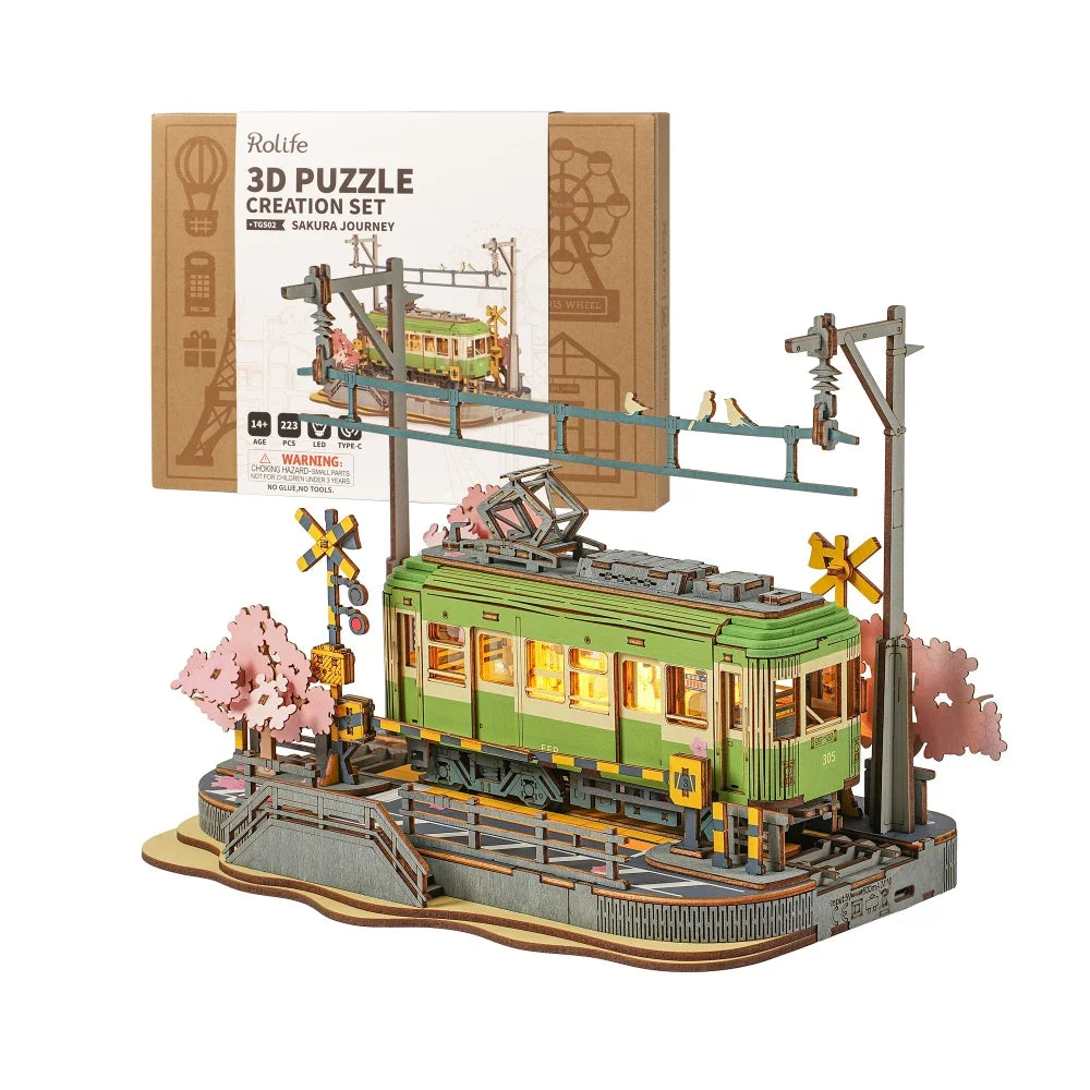 Sakura Journey Tram Model Kit