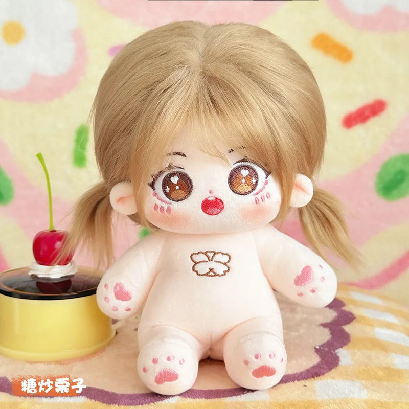 1PC 20cm Idol Doll Plush Sakura Monster Cotton Star Dolls Kawaii Stuffed Baby Plushies Dolls Toys Fans Collection Kids Girl Gift