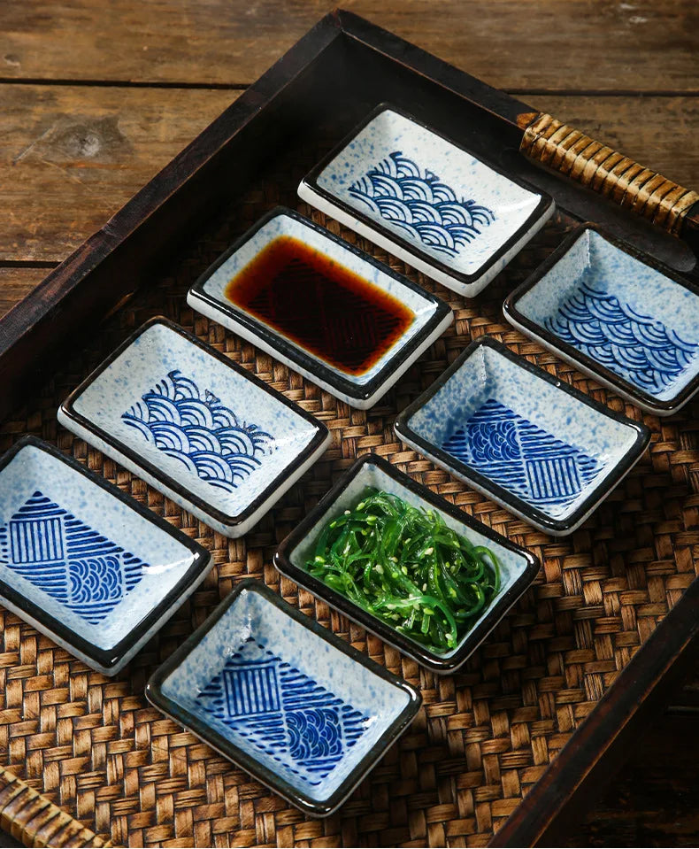 Pattern Ceramic Sauce Dish