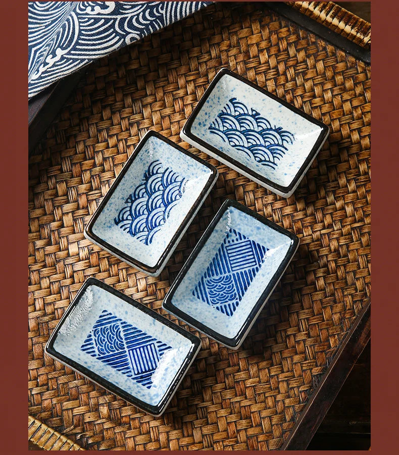 Pattern Ceramic Sauce Dish