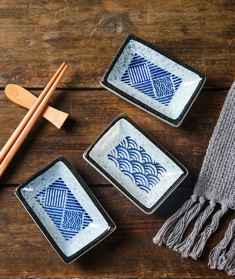 Pattern Ceramic Sauce Dish
