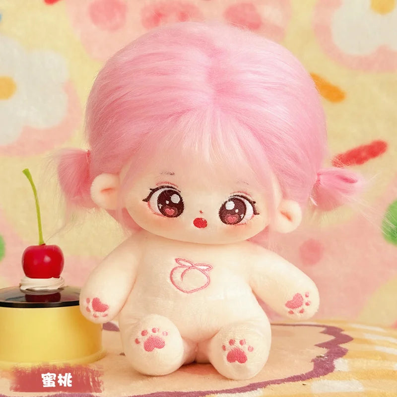 1PC 20cm Idol Doll Plush Sakura Monster Cotton Star Dolls Kawaii Stuffed Baby Plushies Dolls Toys Fans Collection Kids Girl Gift