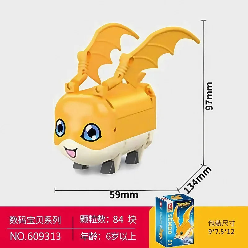 SEMBO Digimon Mini Building Block Figures