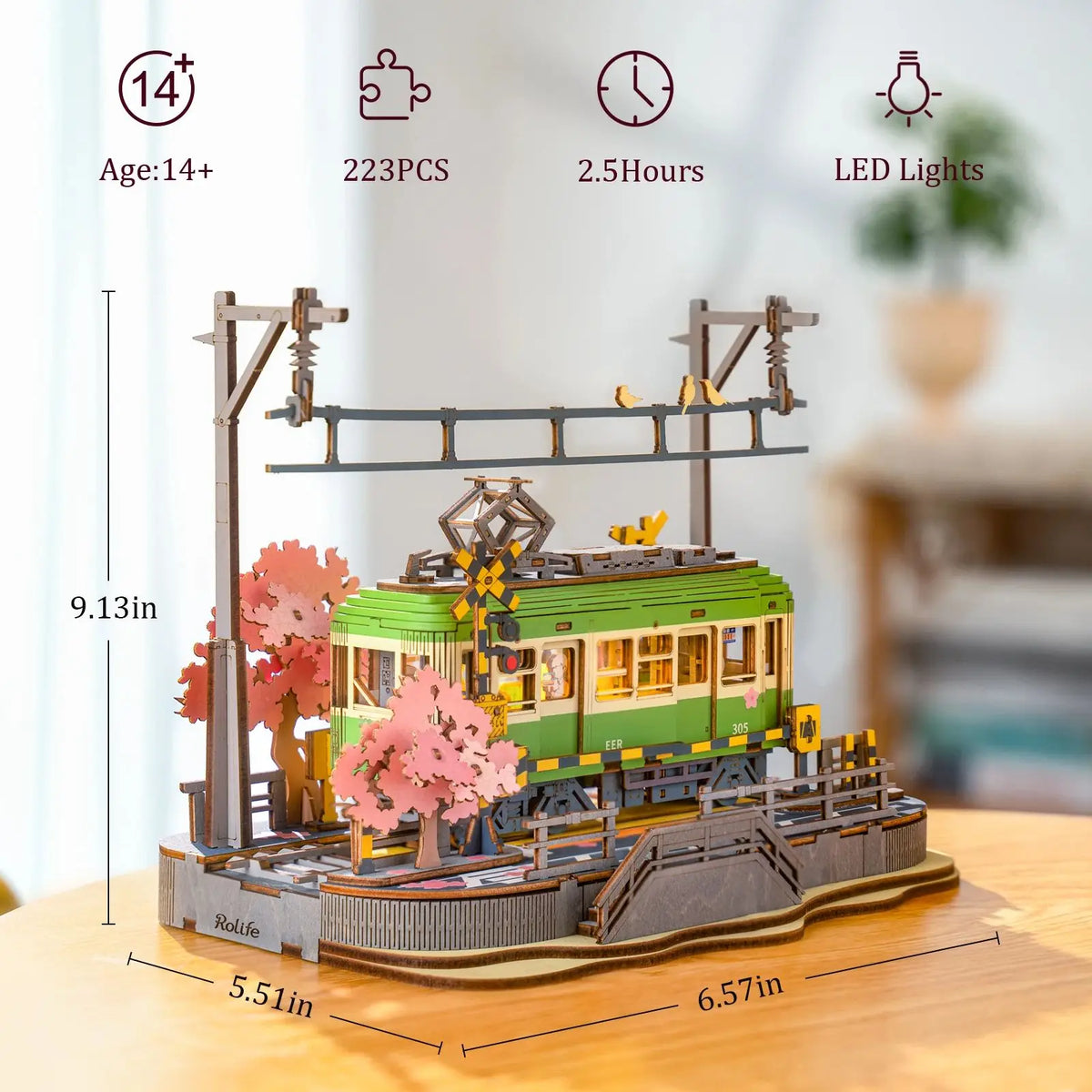 Sakura Journey Tram Model Kit