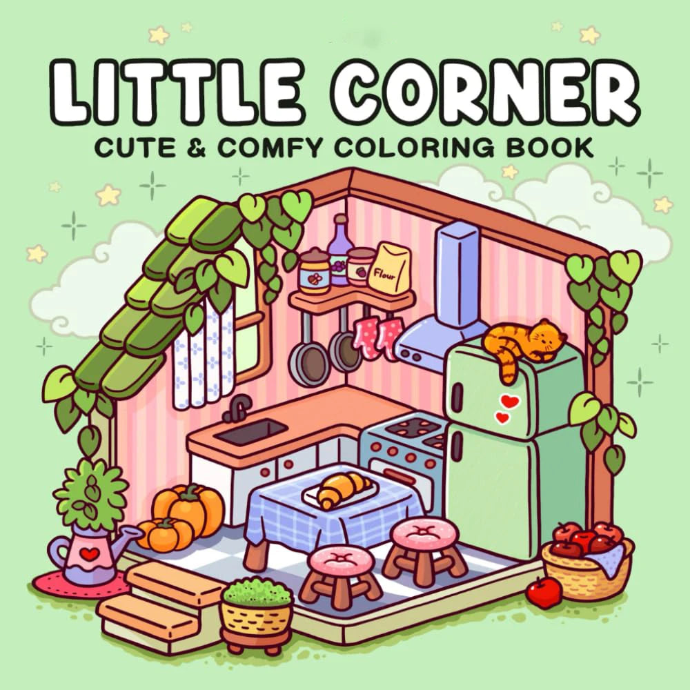 Cozy Japan Cute Coloring Book