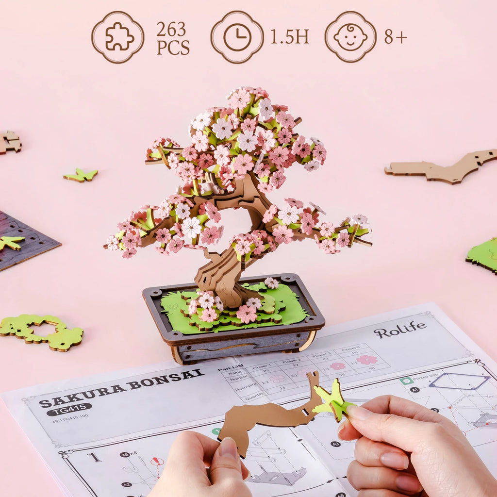 Sakura Bonsai Puzzle Kit
