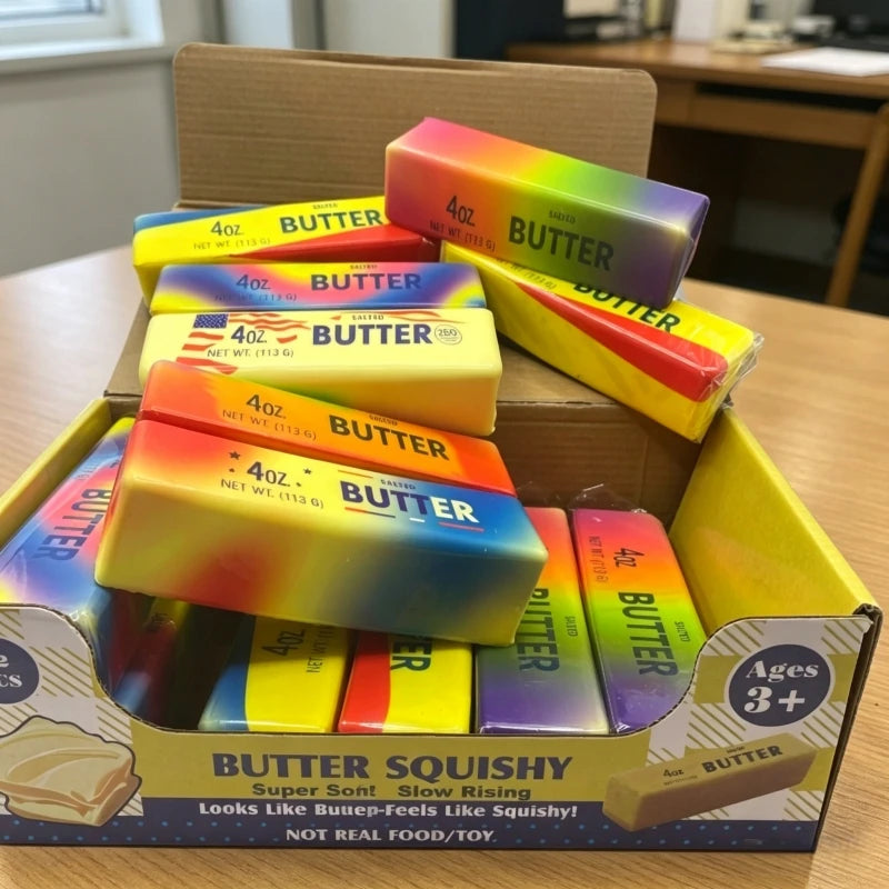 Butter Stick Slow Rise Squishy Stress Toy