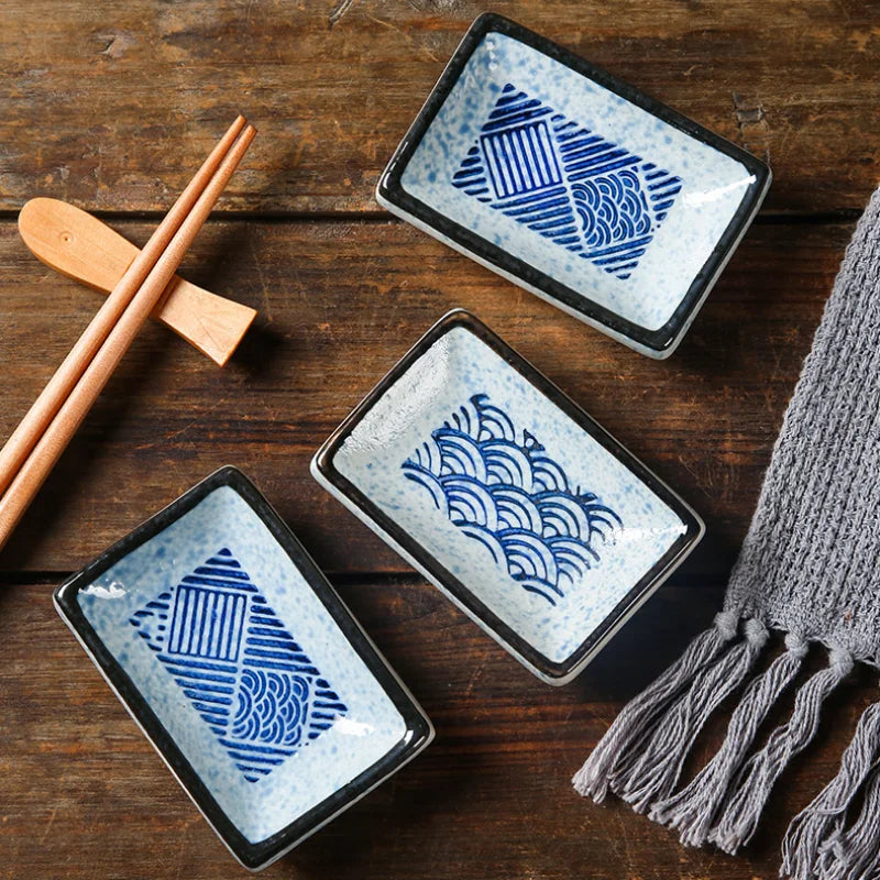 Pattern Ceramic Sauce Dish