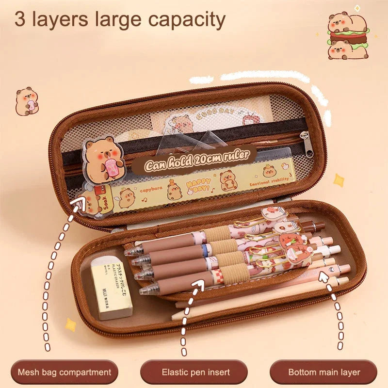 Capybara Study Pouch